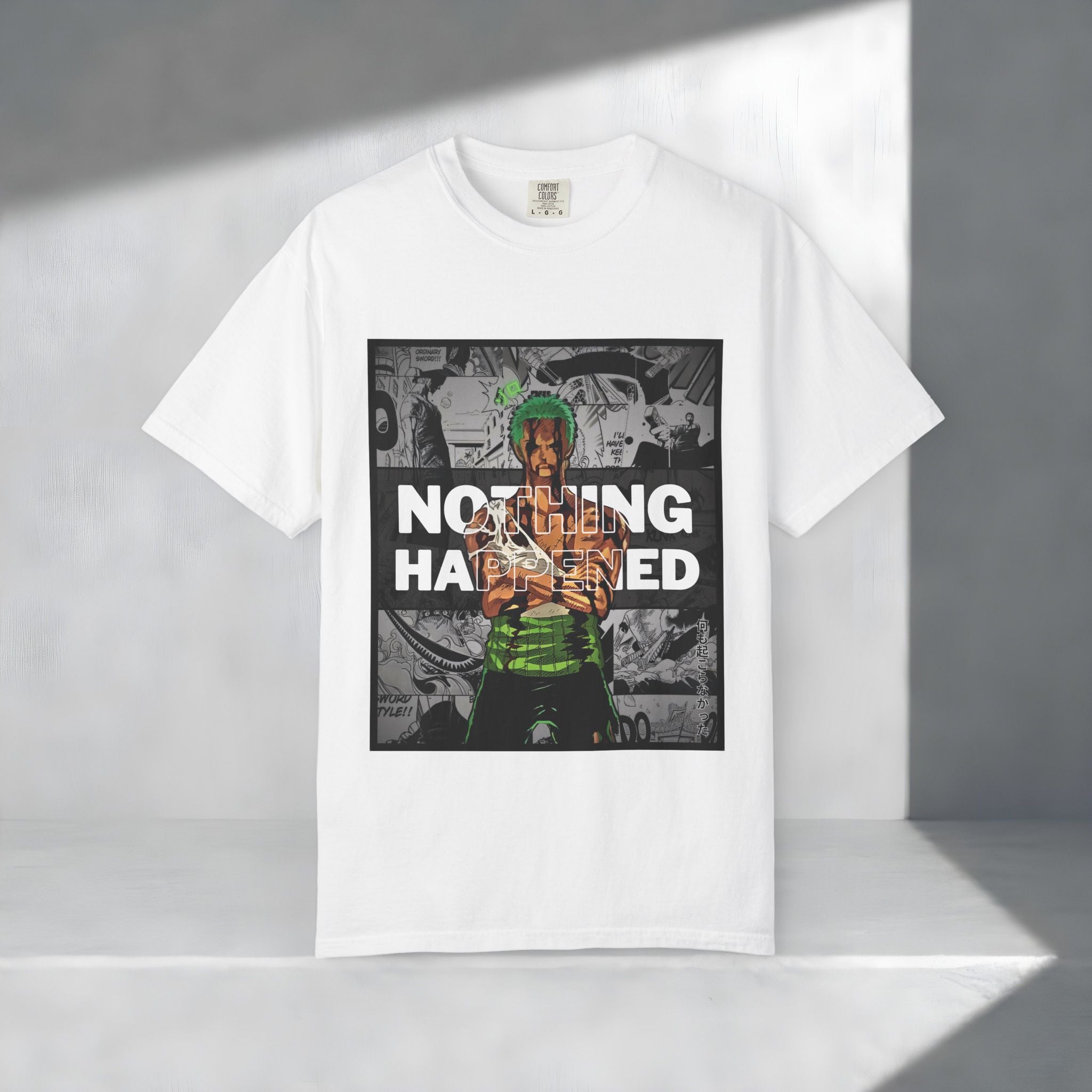 Zoro Edition ( One piece )Unisex Garment-Dyed T-shirt
